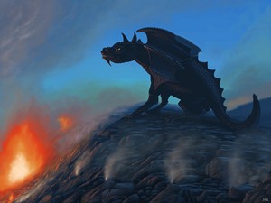 A picture of a Dragon (Concept Art)