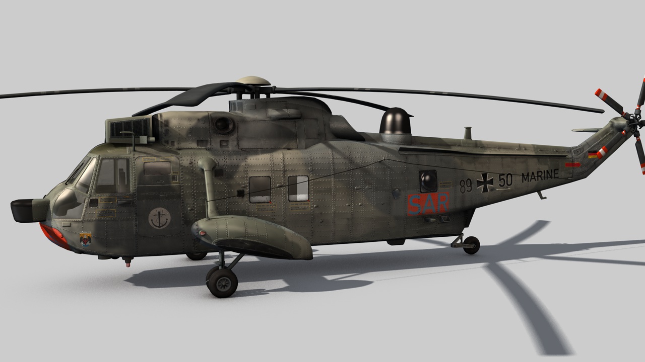 A rendering of a Sea King MK41