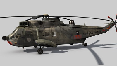 A rendering of a Sea King MK41