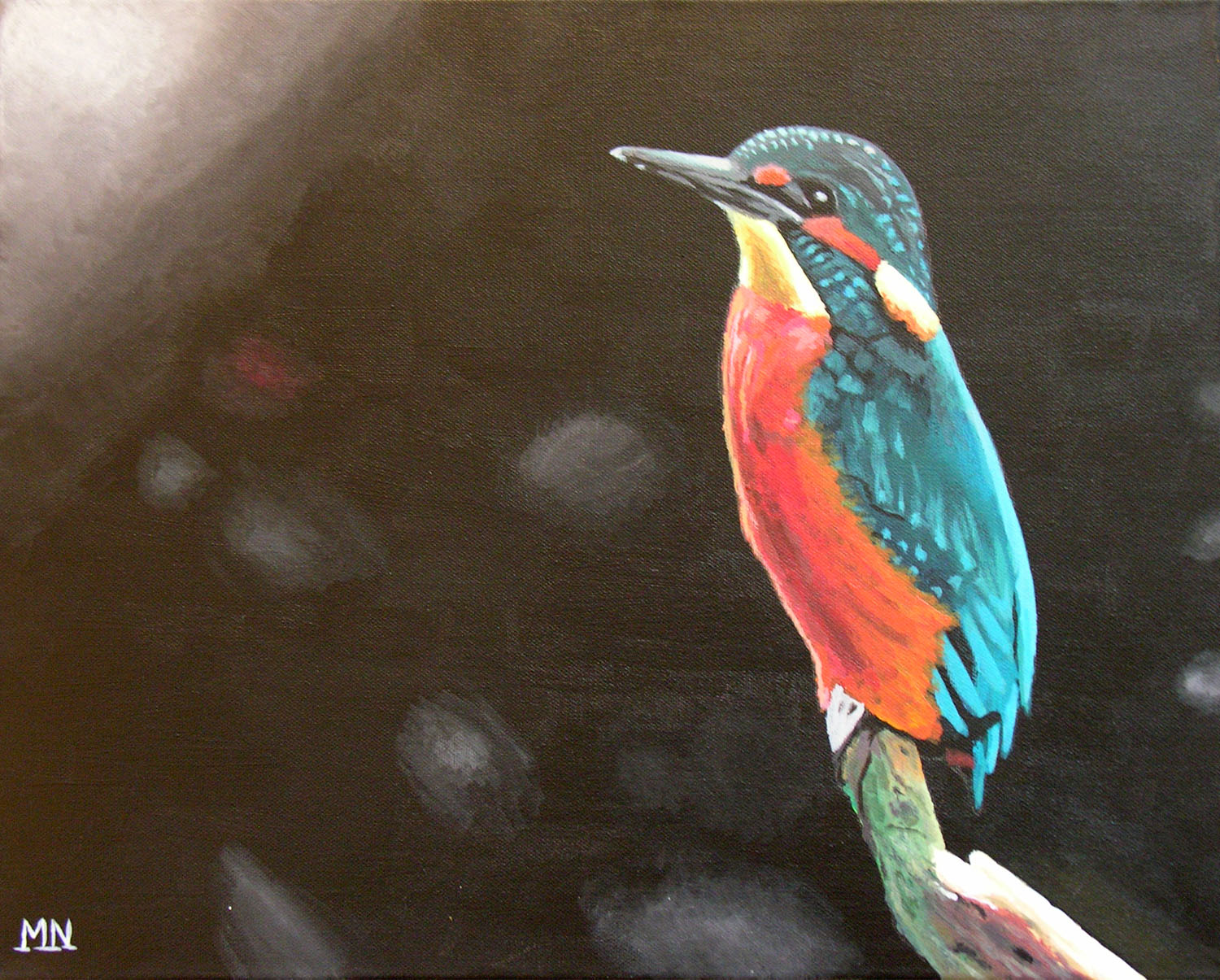 A painting named Eisvogel